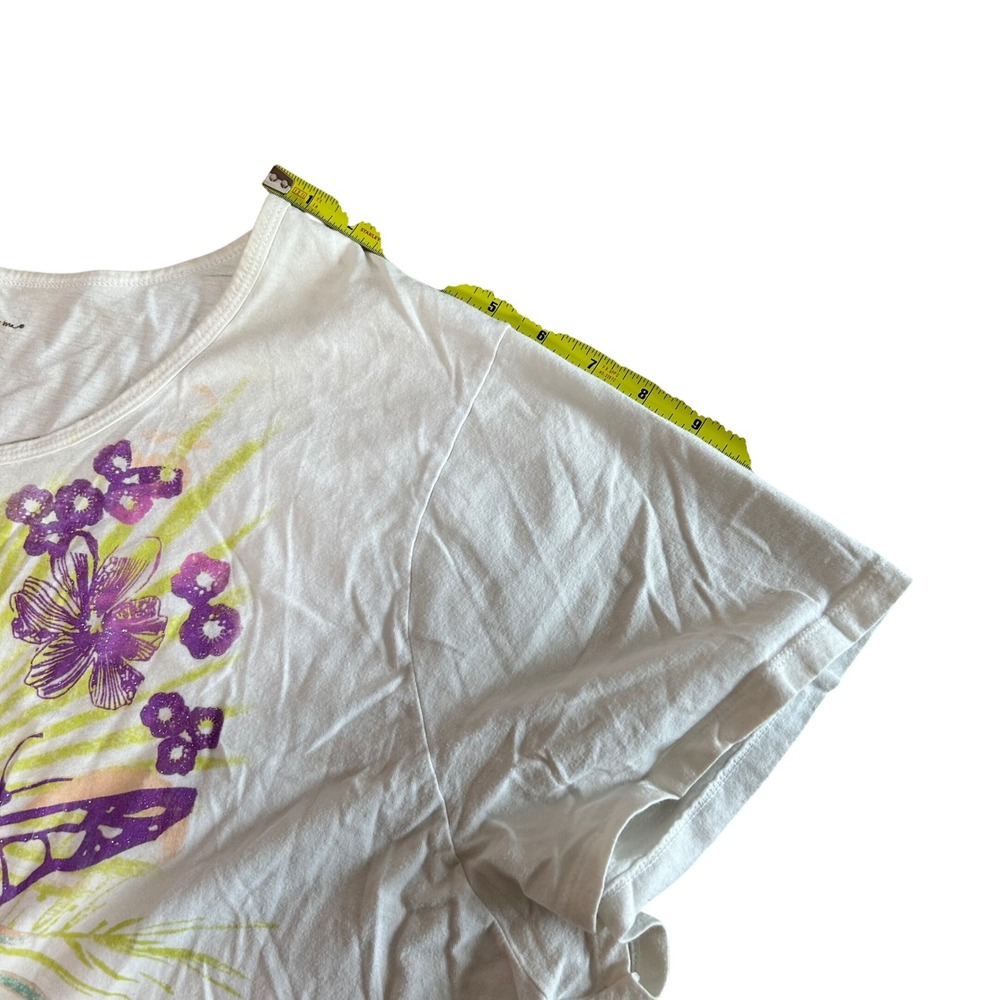 Butterfly floral y2k top sz‎ 5x - Picture 9 of 9